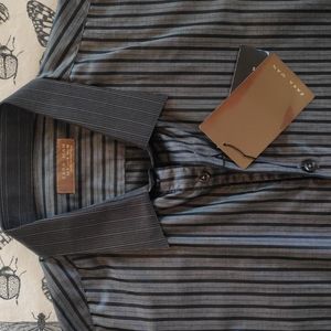 Zara Man Slim Fit Textured Shirt.  New